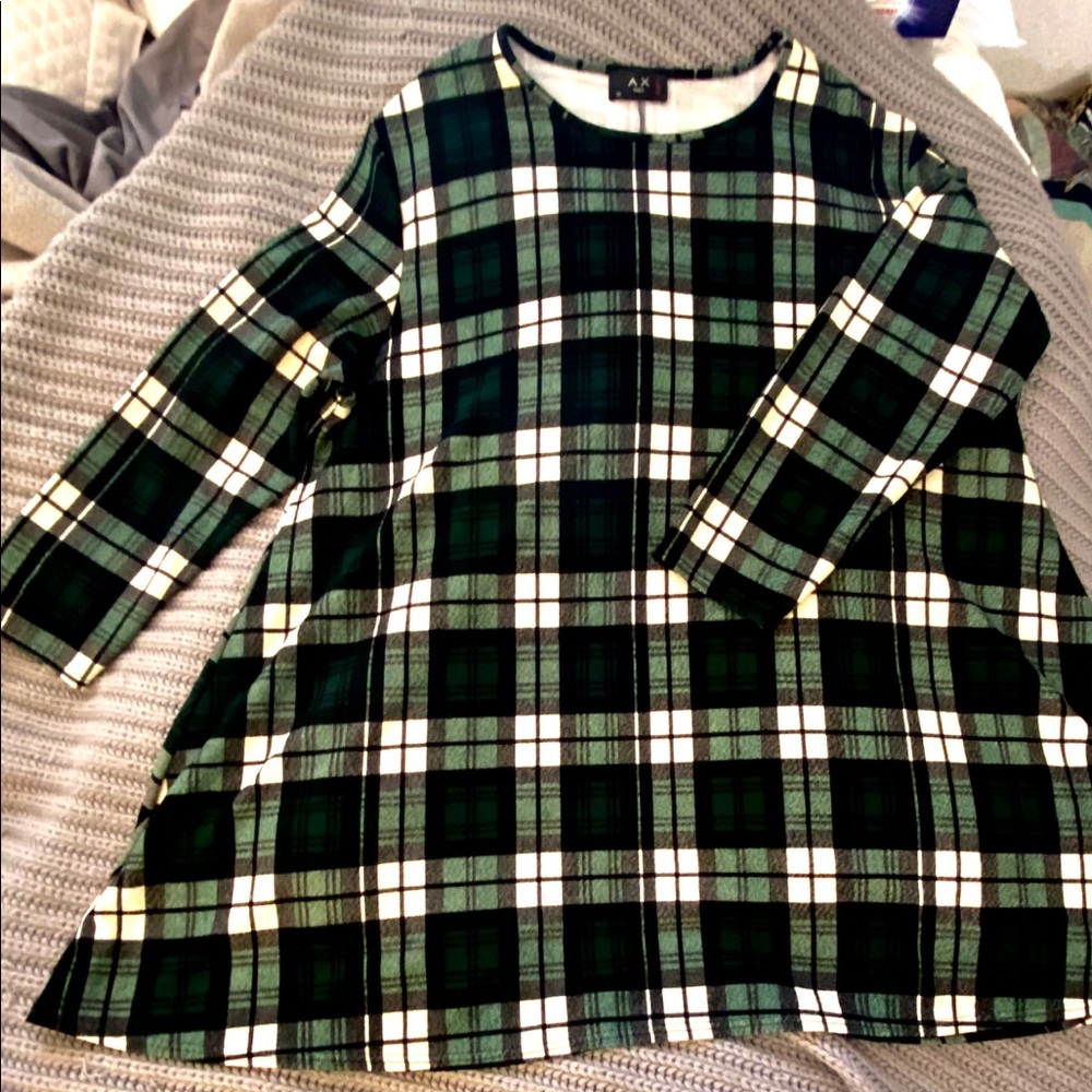 Plaid Tunic Dress